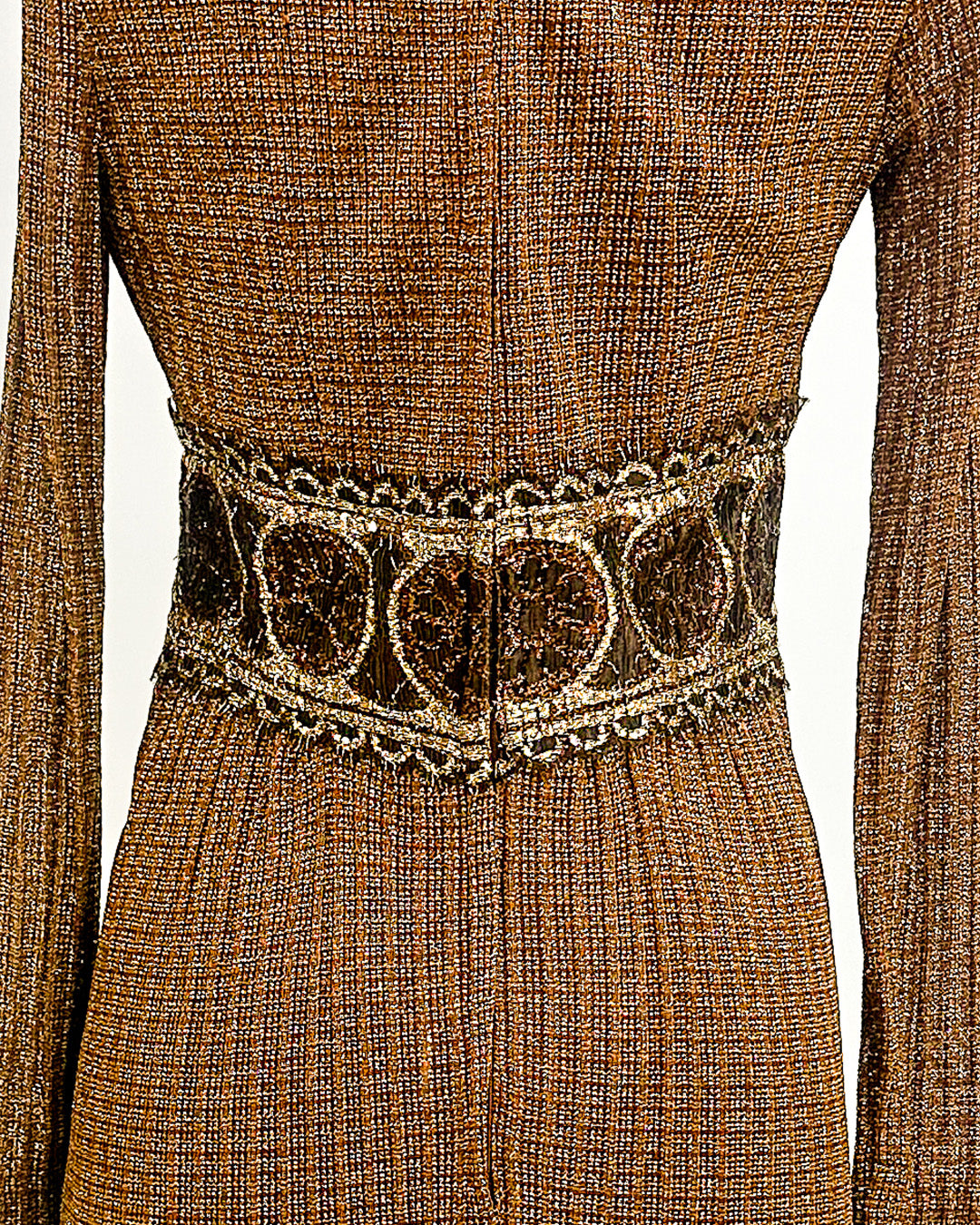 1970s 'The Metropolitan Lamé' Dress