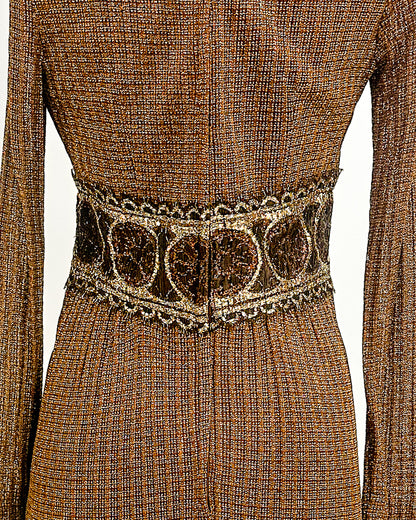 1970s 'The Metropolitan Lamé' Dress
