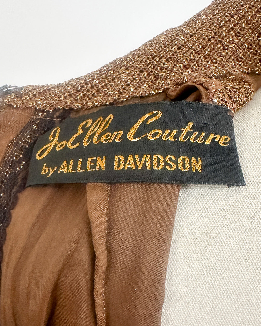 1970s 'The Metropolitan Lamé' Dress