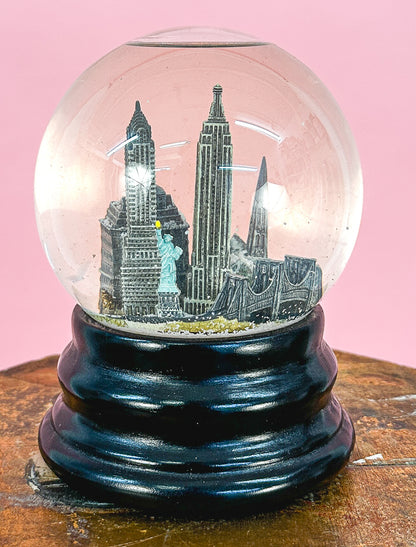 1990's Saks Fifth Avenue NYC Snow globe