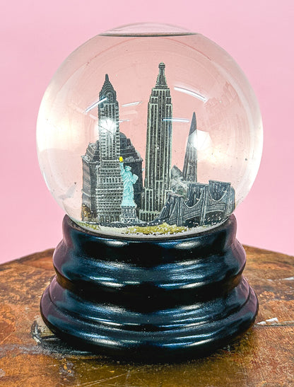 1990's Saks Fifth Avenue NYC Snow globe