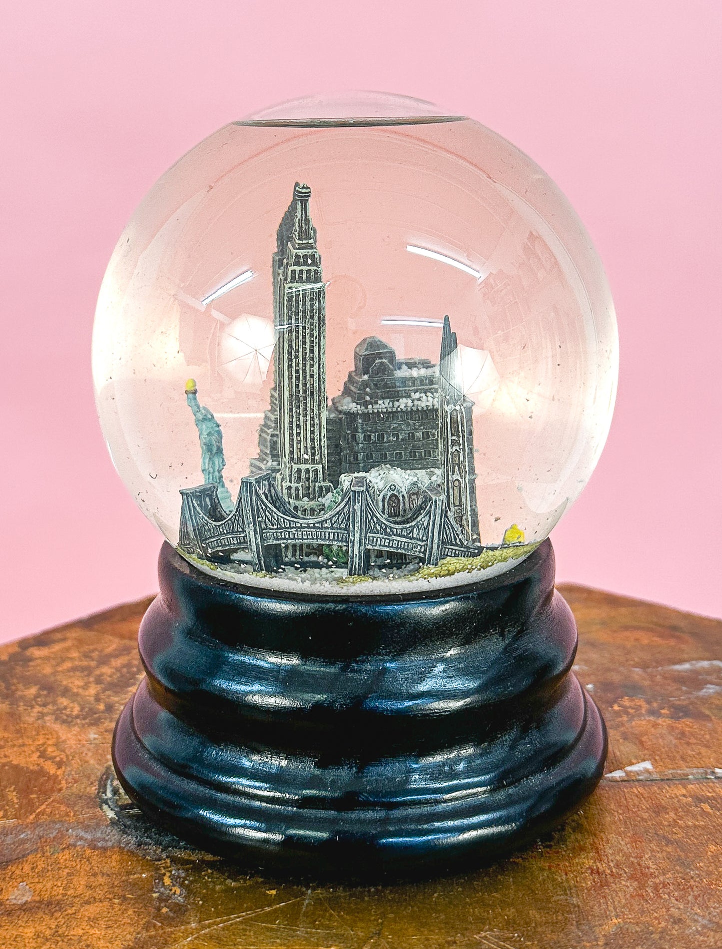 1990's Saks Fifth Avenue NYC Snow globe