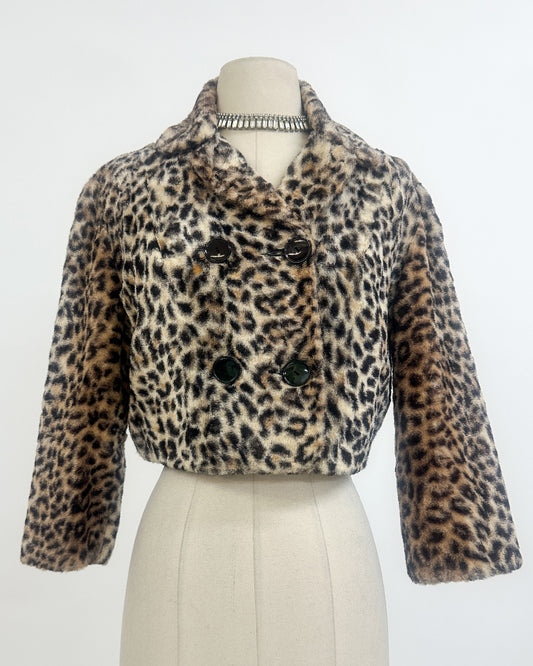 1950s 'The Fifth Avenue Feline' Cropped Jacket