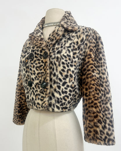 1950s 'The Fifth Avenue Feline' Cropped Jacket