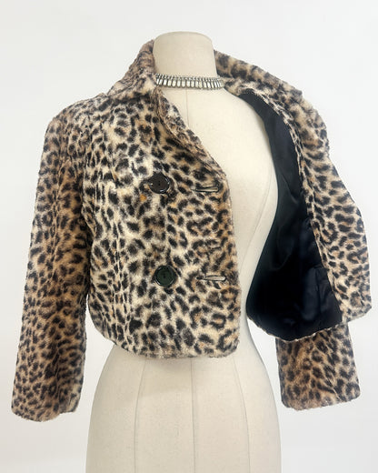 1950s 'The Fifth Avenue Feline' Cropped Jacket