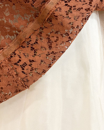 1950s 'The Central Park Glow' Lace Dress