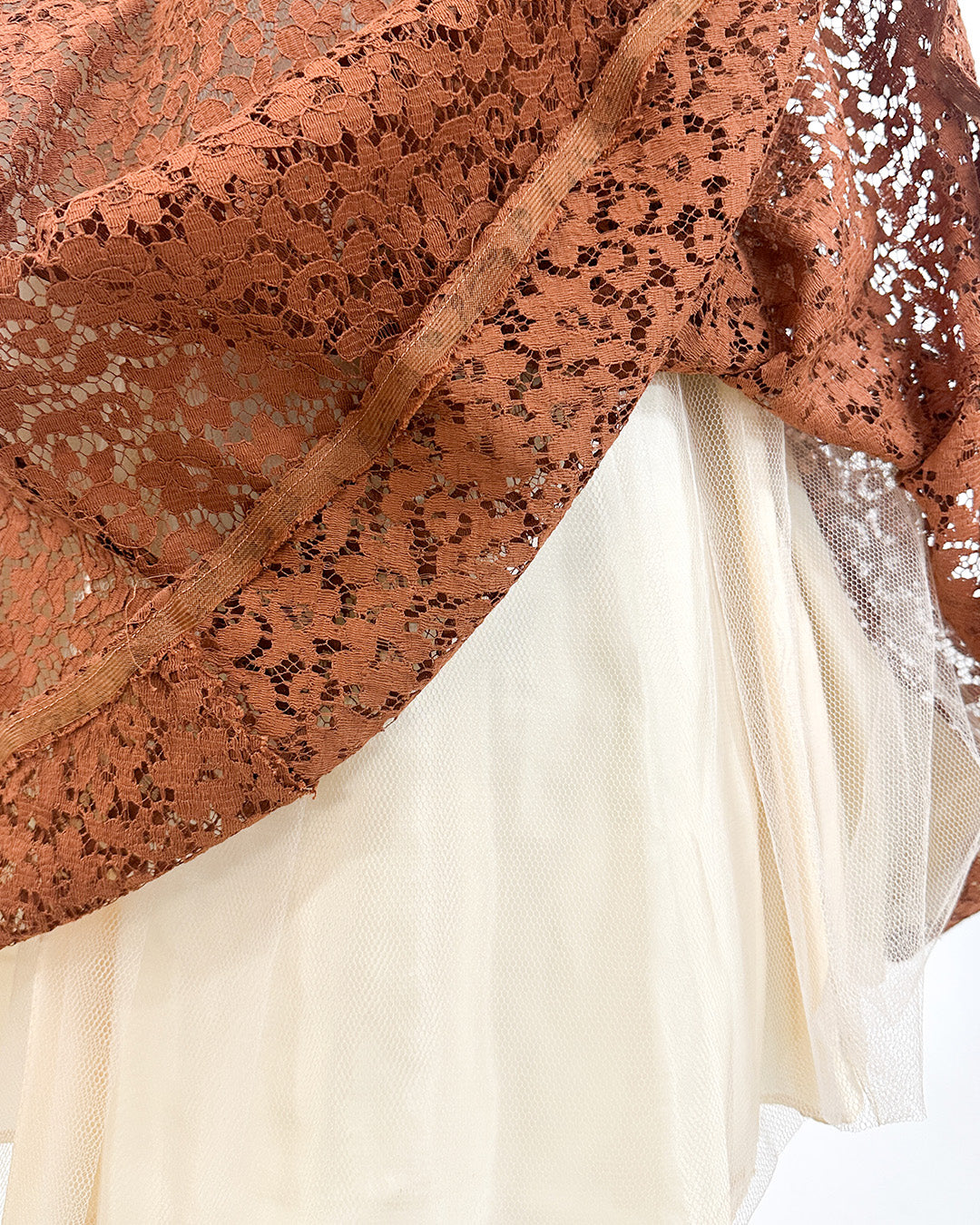 1950s 'The Central Park Glow' Lace Dress