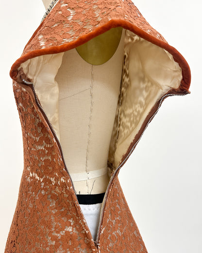 1950s 'The Central Park Glow' Lace Dress