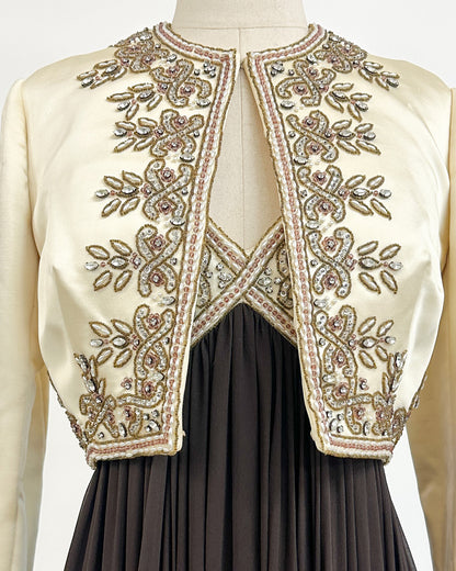 1960s The Winter Gala Gown with Jacket