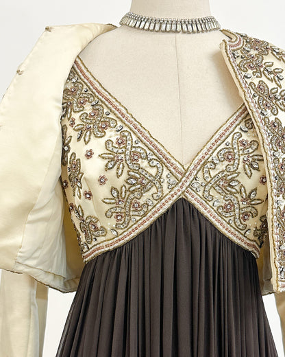 1960s The Winter Gala Gown with Jacket