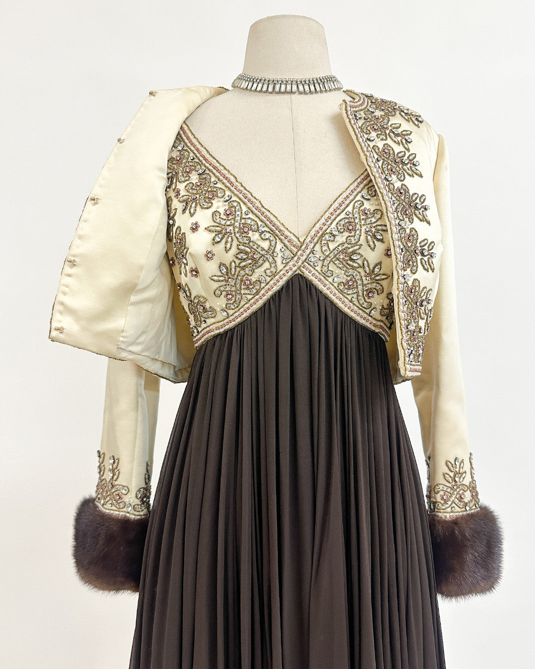 1960s The Winter Gala Gown with Jacket