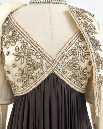 1960s The Winter Gala Gown with Jacket