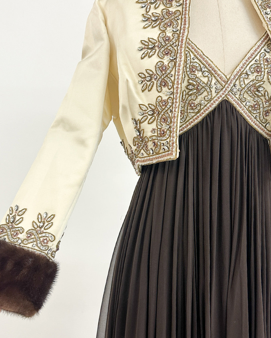 1960s The Winter Gala Gown with Jacket