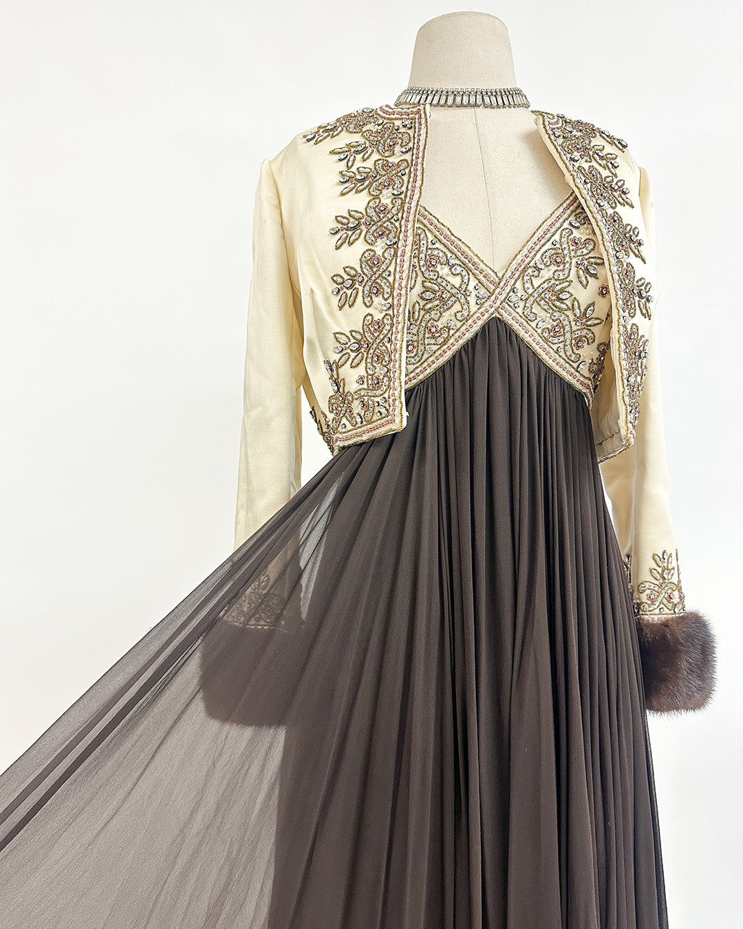 1960s The Winter Gala Gown with Jacket