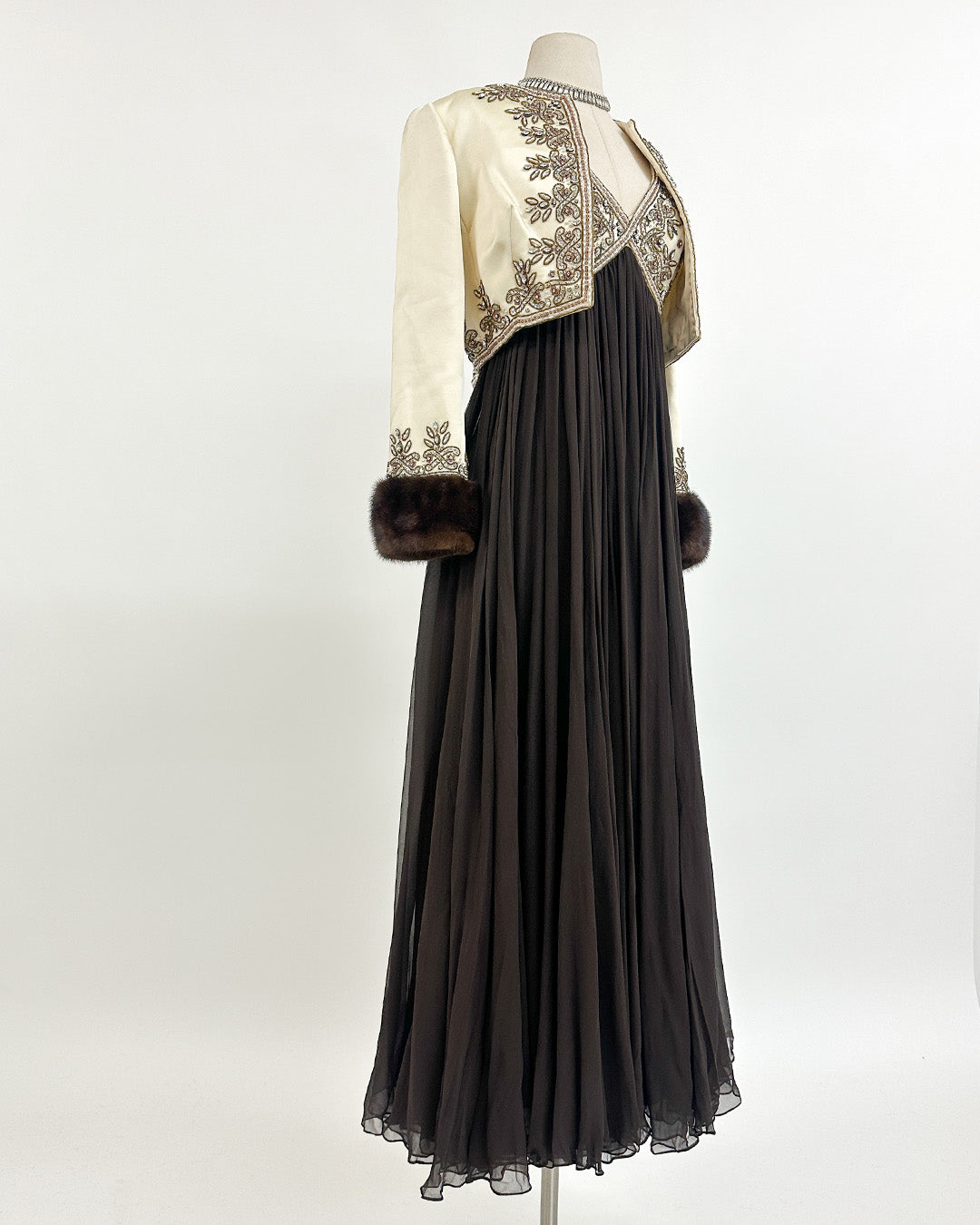 1960s The Winter Gala Gown with Jacket