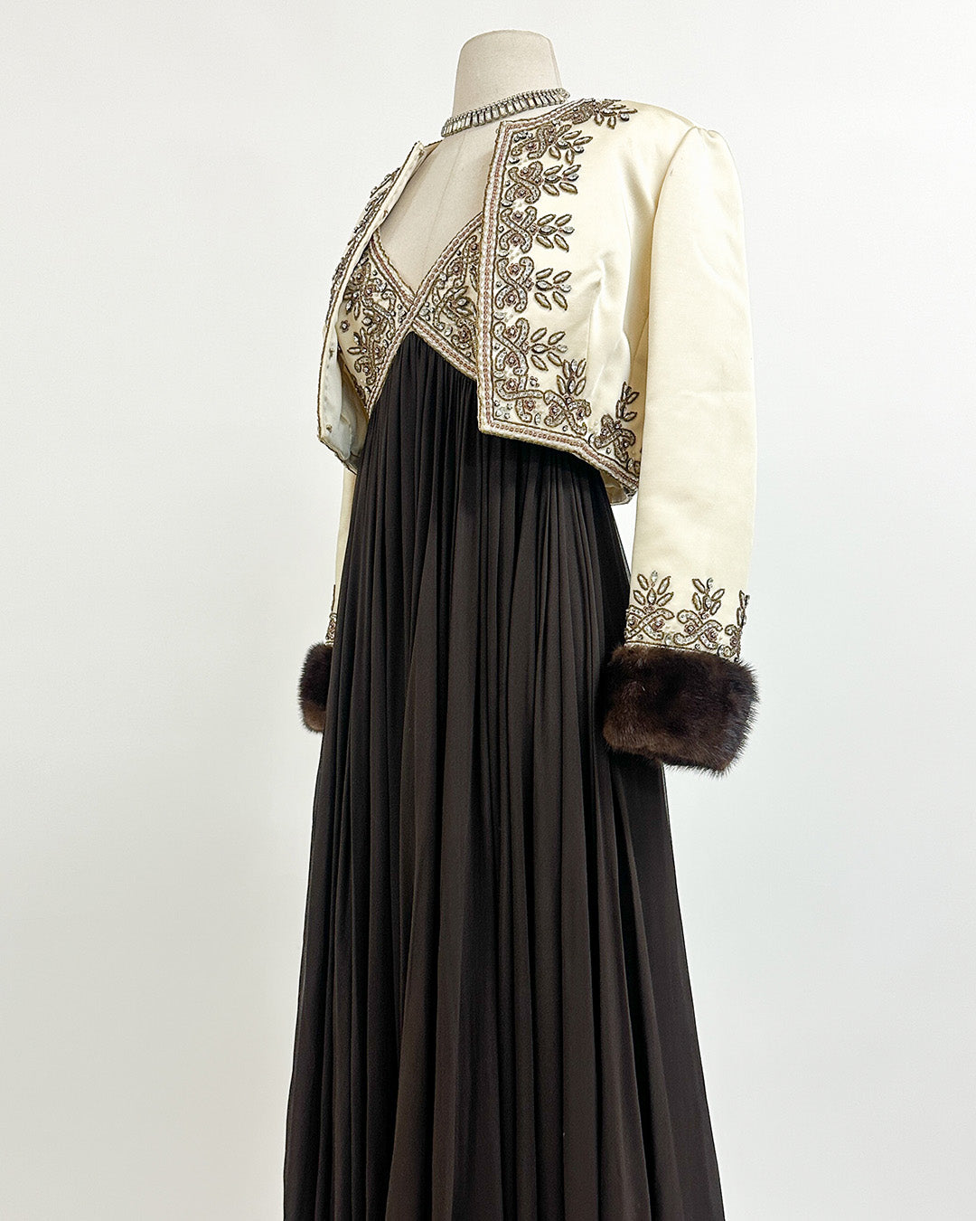 1960s The Winter Gala Gown with Jacket