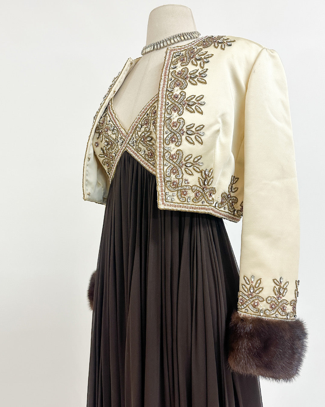 1960s The Winter Gala Gown with Jacket