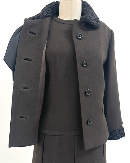 1950-60s The Sutton Place Set with Dress and Jacket