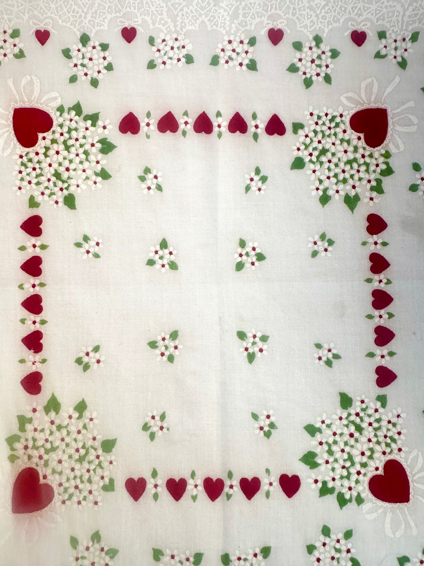 Vintage Valentine Handkerchiefs