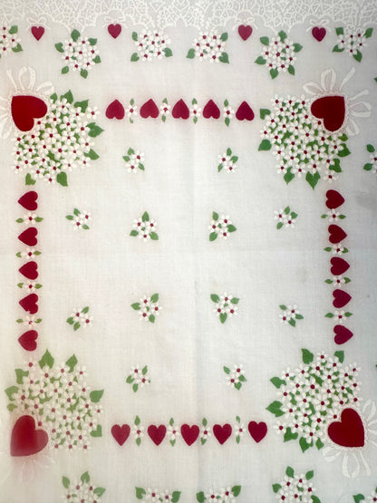 Vintage Valentine Handkerchiefs