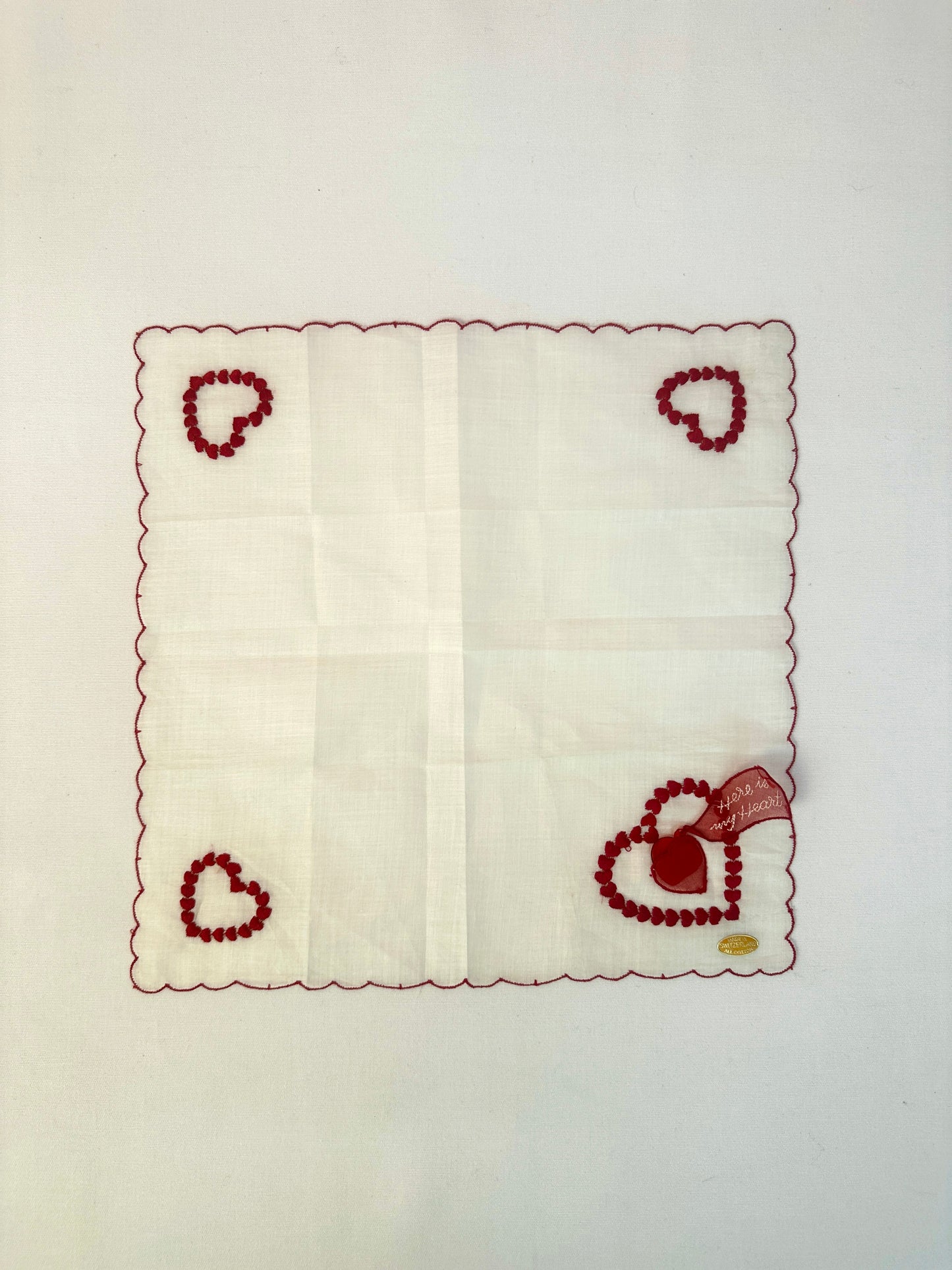 Vintage Valentine Handkerchiefs