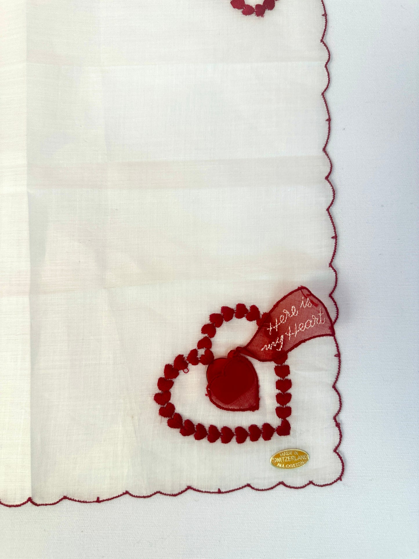 Vintage Valentine Handkerchiefs