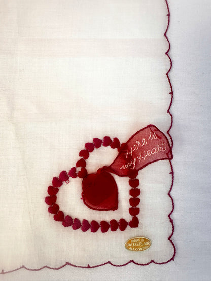 Vintage Valentine Handkerchiefs