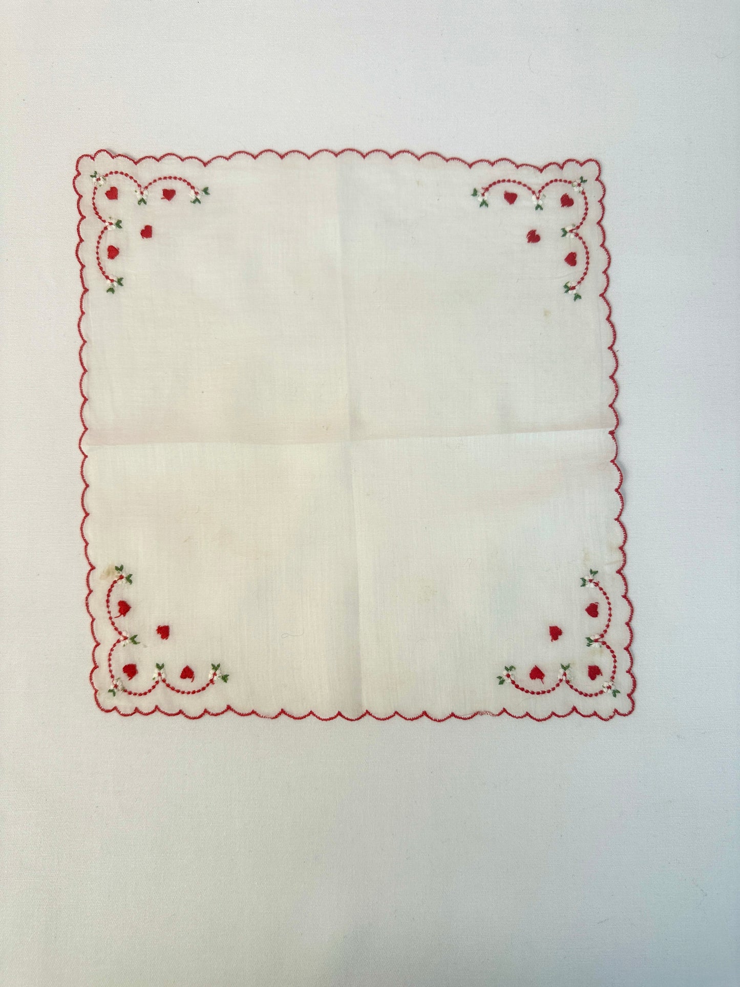 Vintage Valentine Handkerchiefs