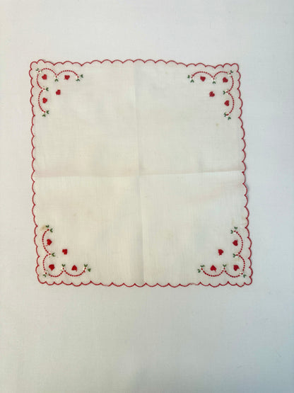 Vintage Valentine Handkerchiefs