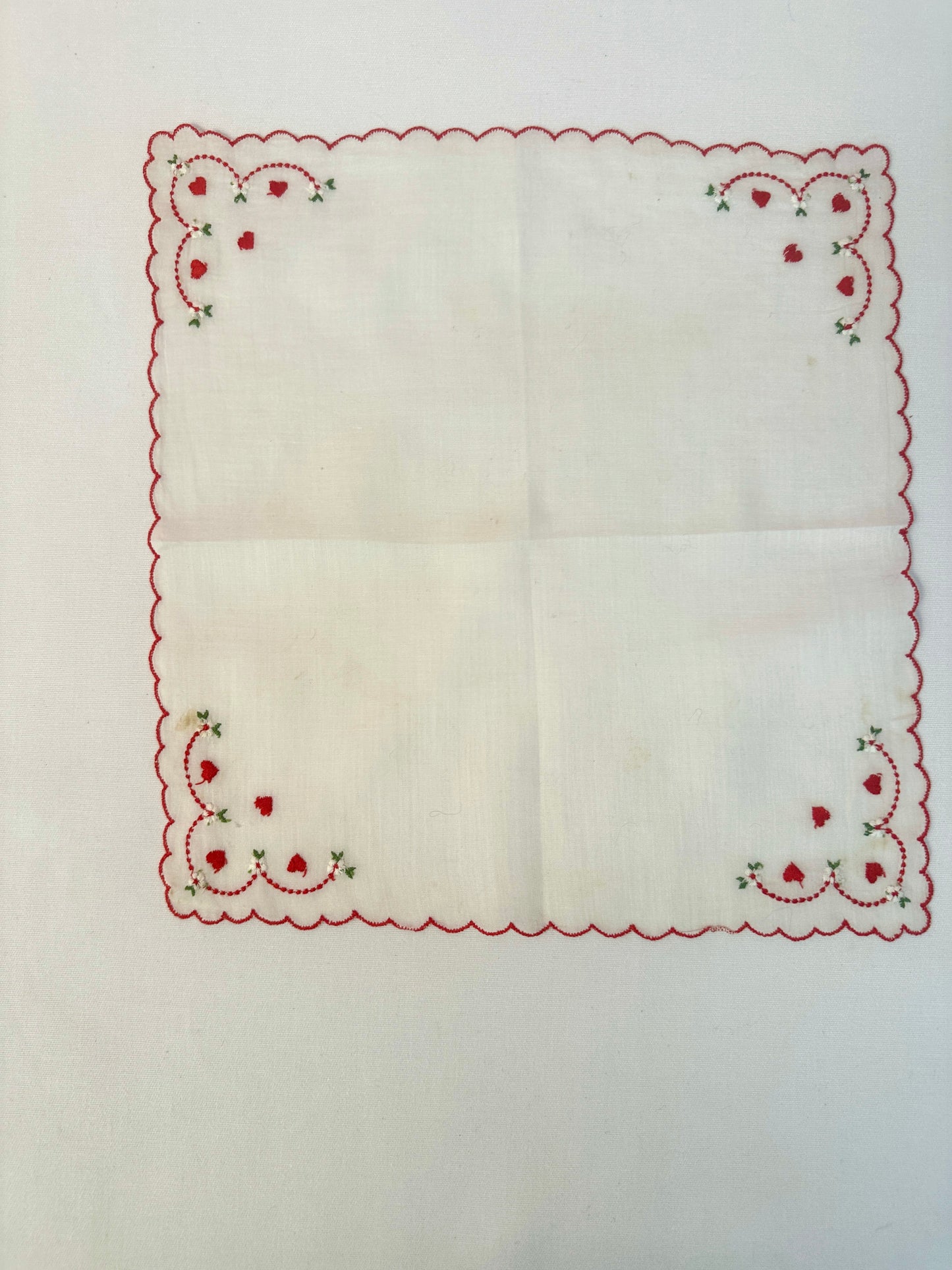 Vintage Valentine Handkerchiefs