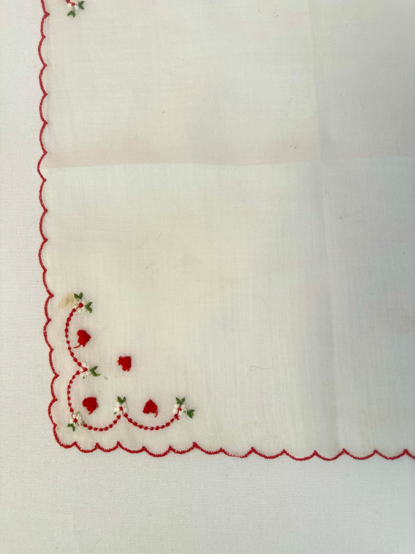 Vintage Valentine Handkerchiefs