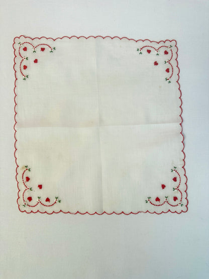 Vintage Valentine Handkerchiefs