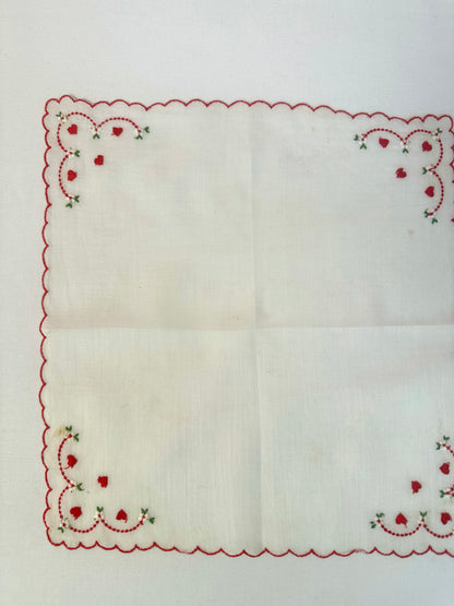 Vintage Valentine Handkerchiefs