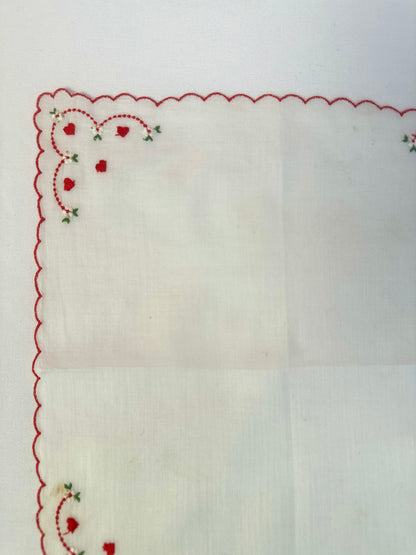 Vintage Valentine Handkerchiefs