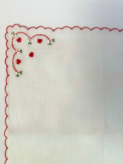 Vintage Valentine Handkerchiefs