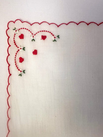 Vintage Valentine Handkerchiefs