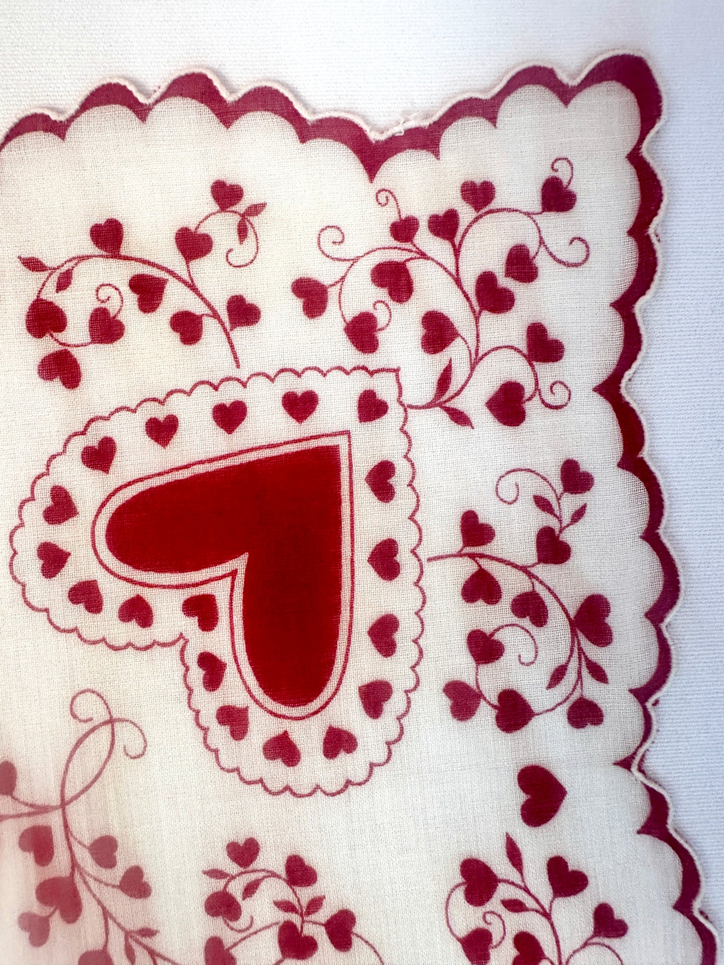 Vintage Valentine Handkerchiefs