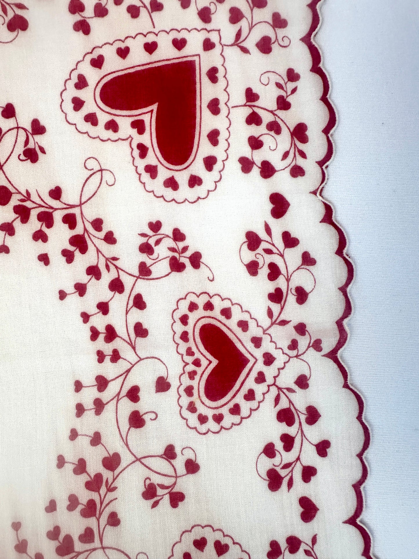 Vintage Valentine Handkerchiefs