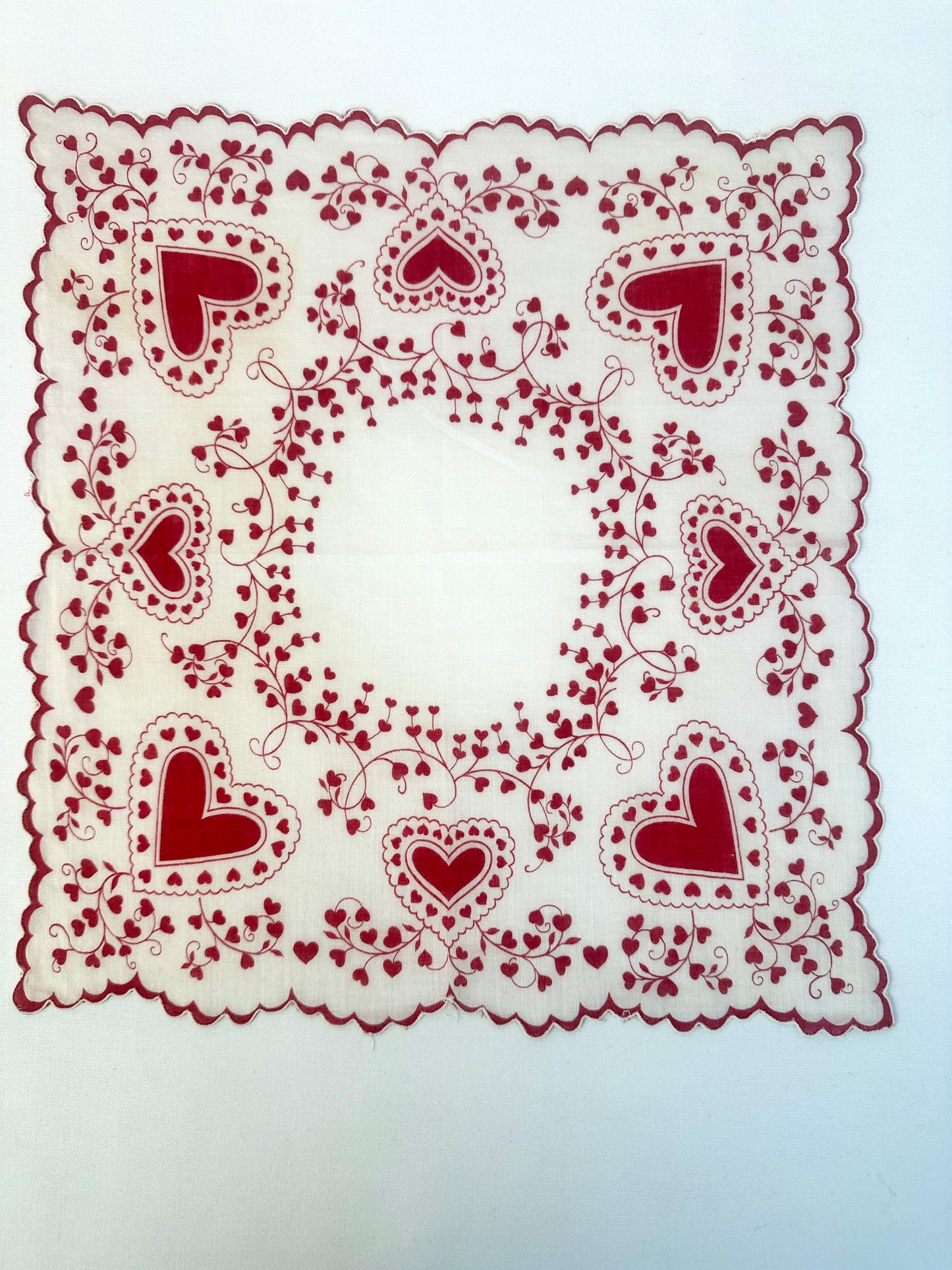 Vintage Valentine Handkerchiefs