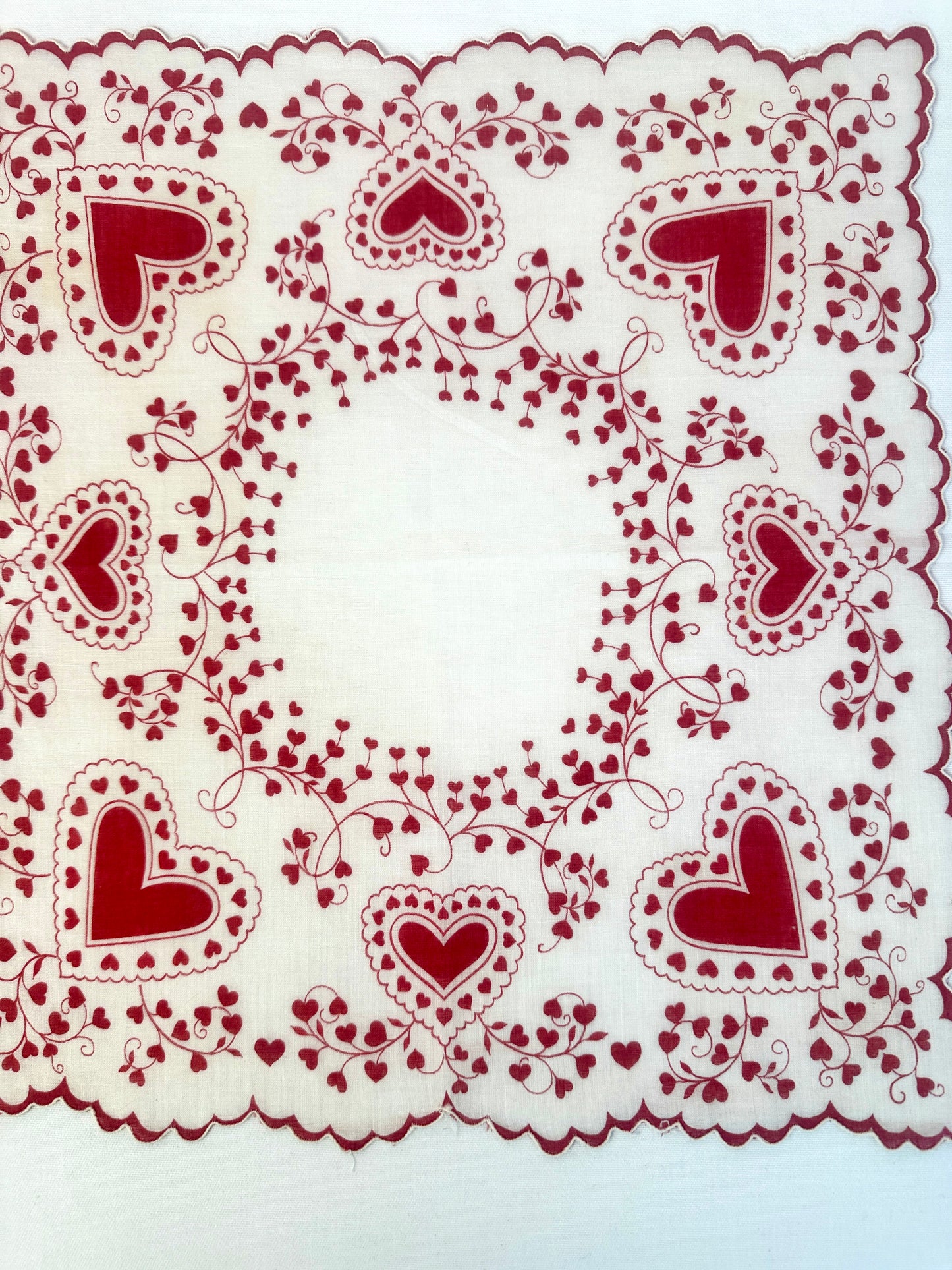 Vintage Valentine Handkerchiefs