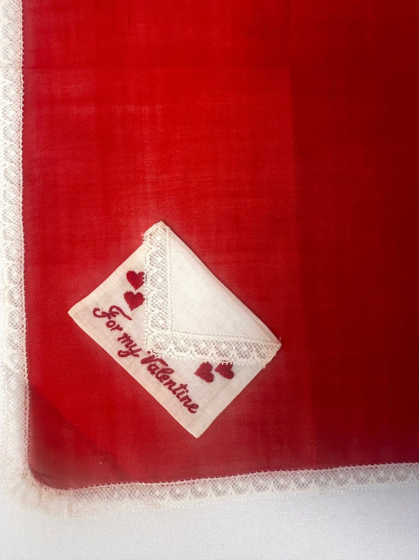 Vintage Valentine Handkerchiefs