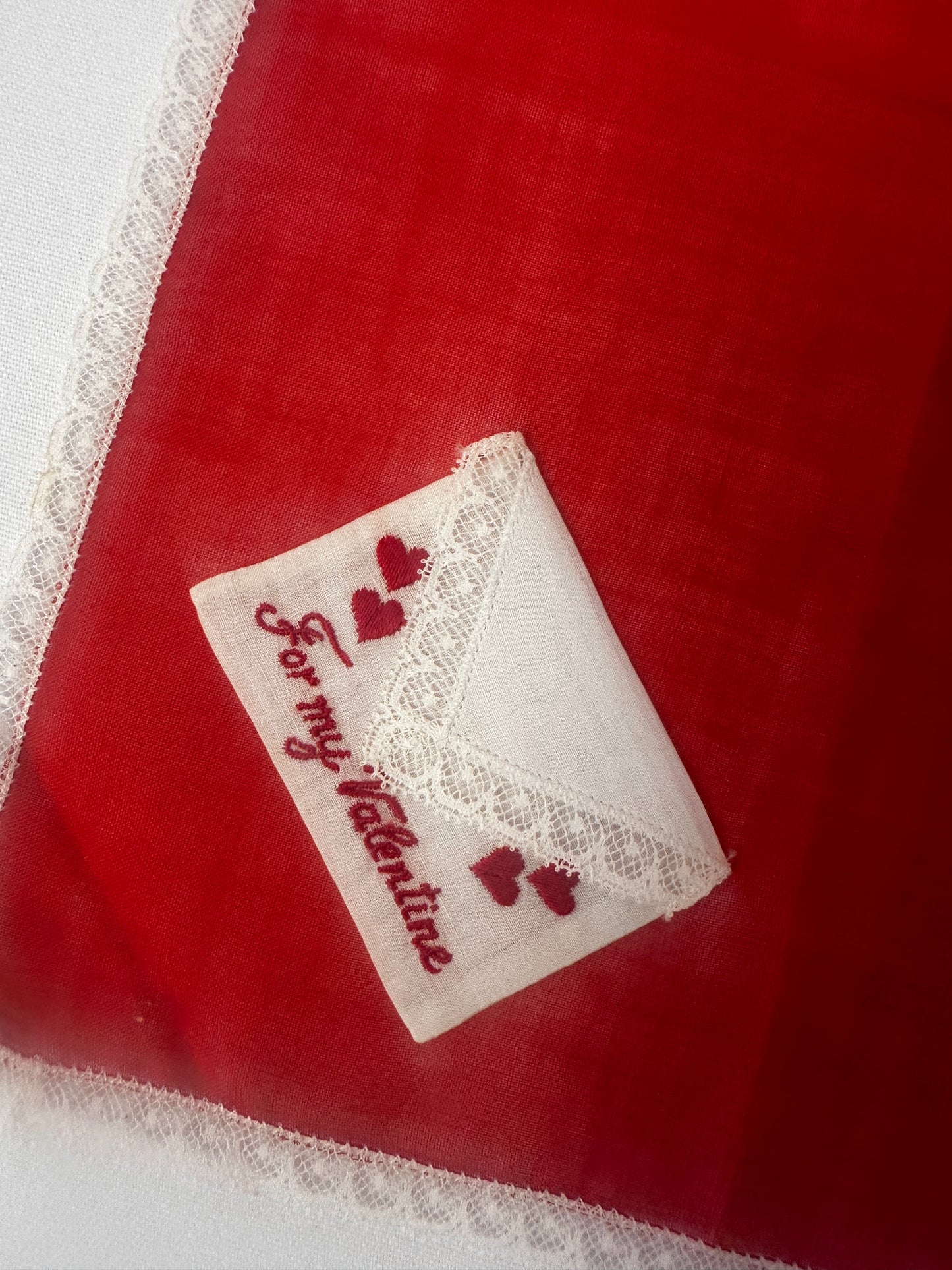 Vintage Valentine Handkerchiefs