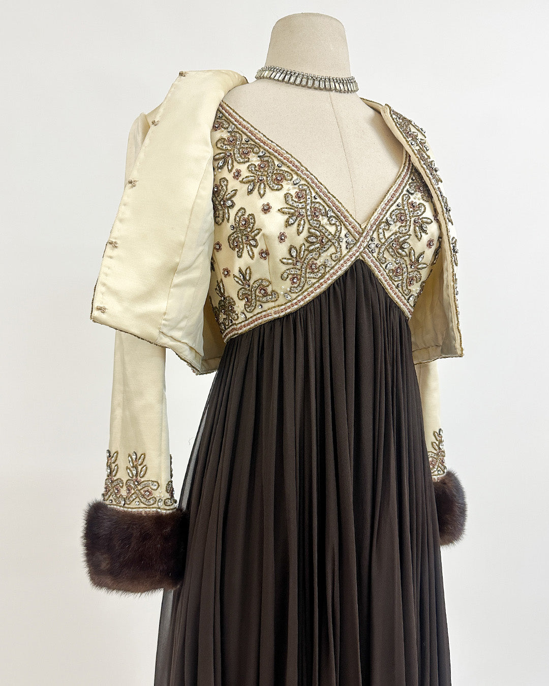 1960s The Winter Gala Gown with Jacket
