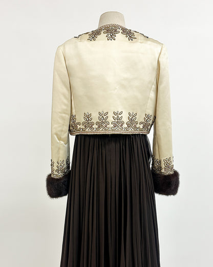 1960s The Winter Gala Gown with Jacket