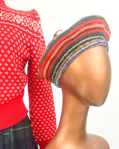 1970s 'Snowbound Tam' Scottish Wool Tam