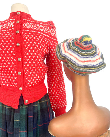 1970s 'Snowbound Tam' Scottish Wool Tam