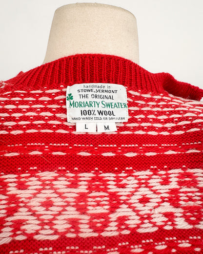 1970s 'Après Ski Sweetheart' Fair Isle Cardigan