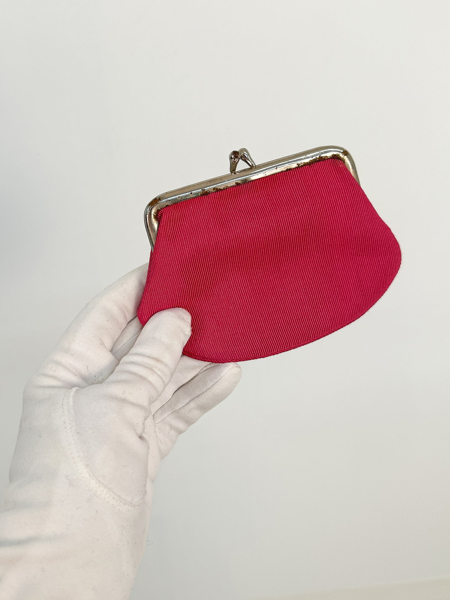 1950s Needlepoint Floral Handbag