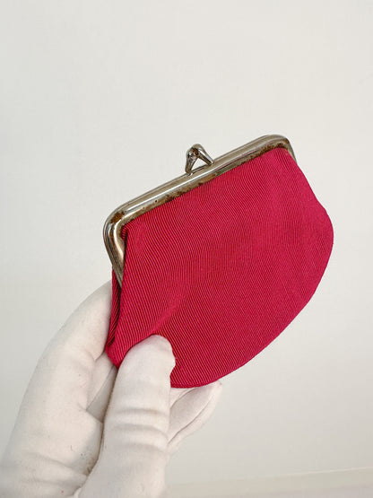 1950s Needlepoint Floral Handbag