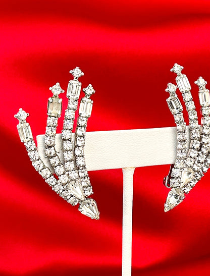 1950s Statement Shooting Star Ear Climbers